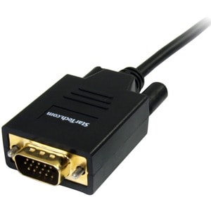 StarTech.com 6ft Mini DisplayPort to VGA Cable, Active Mini DP to VGA Adapter Cable, 1080p, mDP 1.2 to VGA Monitor/Display