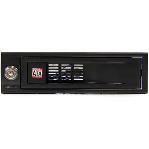 StarTech.com 5.25in Trayless Hot Swap Mobile Rack for 3.5in Hard Drive - Internal SATA Backplane Enclosure - 1 x HDD Suppo