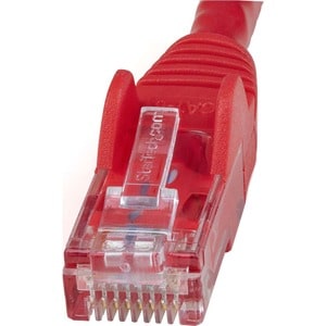 StarTech.com 75ft CAT6 Ethernet Cable - Red Snagless Gigabit - 100W PoE UTP 650MHz Category 6 Patch Cord UL Certified Wiri
