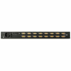 APC by Schneider Electric AP5816 LCD Rack Console KVM Switch - Black - TAA Compliant - 16 Computer(s) - 43.2 cm (17") LCDP