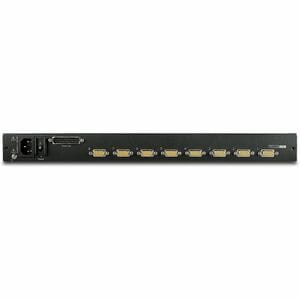 APC by Schneider Electric AP5808 LCD Rack Console with Analog - 8 Computer(s) - 43.2 cm (17") LCD - TouchPad - 120 V, 240 