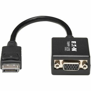 Eaton Tripp Lite Series DisplayPort to VGA Active Adapter Video Converter (M/F), 6-in. (15.24 cm) - DP2VGA 1920x1200/1080P