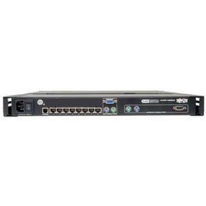 Tripp Lite by Eaton NetCommander 8-Port Cat5 1U Rack-Mount Console KVM Switch with 19-in. LCD, TAA - 8 Computer(s) - 19˘ L