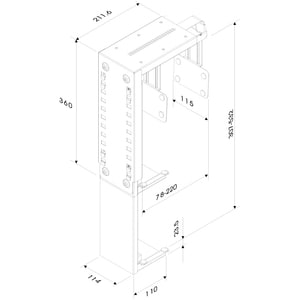 Neomounts Neomounts Pro CPU Mount