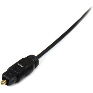 StarTech.com Digital SPDIF audio cable (optical) - TOSLINK (M) - TOSLINK (M) - fiber optic - 10 ft - Deliver high quality 