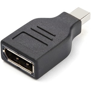 StarTech.com Compact Mini DisplayPort to DisplayPort Adapter, 4K x 2K Video, UHD Mini DP to DP Converter, mDP to DP 1.2 Ad