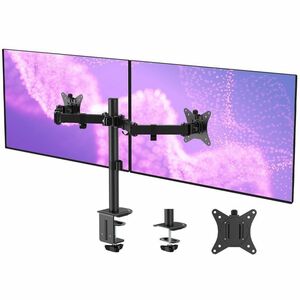 SIIG Articulating Dual Monitor Desk Mount - 17" to 32" - Height Adjustable - 2 Display(s) Supported - 17" to 32" Screen Su