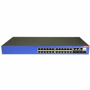 Amer Networks 22 port + 4 port 1000Base-T/SFP Gigabit Managed Layer 2 Switch SS2GR26i - 26 Ports - Manageable - Gigabit Et