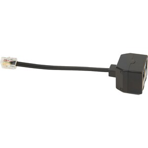 Jabra Phone Cable for Phone - First End: 2 x RJ-11 Phone - Female - Second End: 1 x RJ-11 Phone - Male - Splitter Cable - 