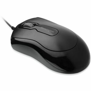 Kensington 72356 Mouse - USB - Optical - Black - Cable - 800 dpi - Scroll Wheel - Symmetrical