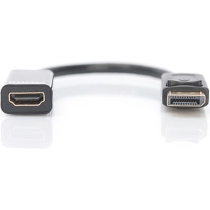 Assmann AK-340400-001-S 15 cm DisplayPort/HDMI AV-Kabel - Cable for Audio-/Video-Gerät, Monitor, Projektor, TV - Abschirmu