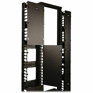 Eaton Tripp Lite Series SmartRack 12-in. (30.48 cm) Width High Capacity Vertical Cable Manager - Double finger duct with c