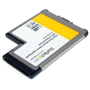 StarTech.com 2 Port Flush Mount ExpressCard 54mm SuperSpeed USB 3.0 Card Adapter with UASP Support - 5Gbps - Add two flush