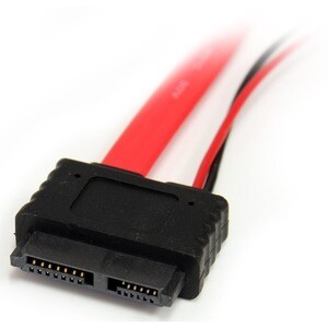 StarTech.com Câble adaptateur 30 cm Slimline SATA vers SATA avec alimentation LP4 - Cable for Disque dur, Disque Optique, 
