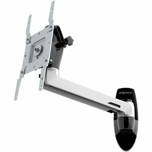 Ergotron LX HD Wall Mount Swing Arm. Capacité de charge maximale: 22,7 kg, Taille maximale de l’écran: 106,7 cm (42"), Com