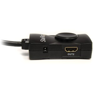 StarTech.com HDMI Splitter 1 In 2 Out - 1080p - 2 Port - USB-Powered - HDMI Multi Port - HDMI Audio Splitter - 1600 x 1200