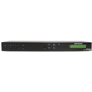 StarTech.com 4x4 HDMI Matrix Video Switch Splitter with Audio and RS232 - 1920 x 1200 - WUXGA - 1080p - 4 Input Device - 4