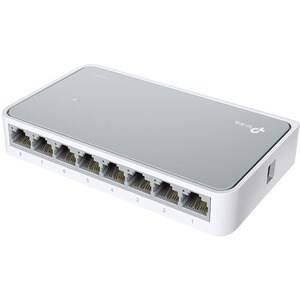 TP-Link TL-SF1008D 8 Ports Ethernet Switch - Fast Ethernet - 10/100Base-TX - 2 Layer Supported - Twisted Pair - Desktop, W