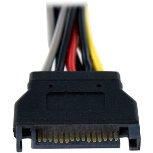 StarTech.com 15cm SATA Power Y Splitter Cable Adapter - M/F - 15cm SATA power Y Cable - 15cm SATA power Splitter - For Dis