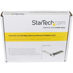 1 Port PCI 10/100 Mbps Ethernet Network Adapter Card - PCI - 100 MB/s Data Transfer Rate - 1 Port(s) - 1