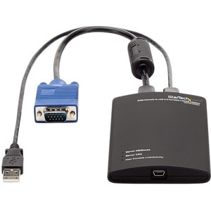 StarTech.com KVM Console to USB 2.0 Portable Laptop Crash Cart Adapter - Laptop KVM Server Console Adapter - First End: 1 