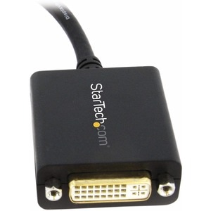 StarTech.com DisplayPort To DVI Adapter - Passive - 1080p - DP to DVI - Display Port to DVI-D Adapter - 1 x 20-pin Display