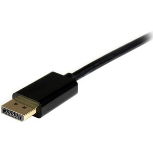 StarTech.com 2m (6ft) Mini DisplayPort to DisplayPort 1.2 Cable, 4K x 2K mDP to DisplayPort Adapter Cable, Mini DP to DP C