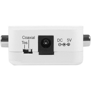 StarTech.com Two Way Digital Coax to Toslink Optical Audio Converter Repeater - 1 x RCA Audio Female, 1 x Toslink Digital 