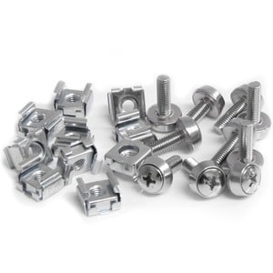 50 PKG M6 CAGE NUTS FOR SERVER RACK CABINET