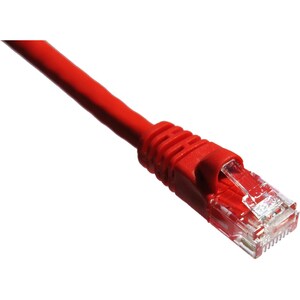 Axiom 7FT CAT6 UTP 550mhz Patch Cable Snagless Molded Boot (Red) - 7 ft (2.13 m) Category 6 Network Cable for Network Devi