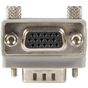 StarTech.com Right Angle VGA to VGA Cable Adapter Type 1 - M/F - 1 x 15-pin HD-15 VGA Male - 1 x 15-pin HD-15 VGA Female -