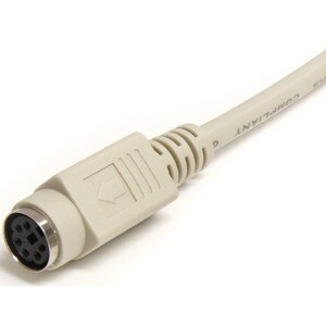 StarTech.com 1.8 m PS/2 Keyboard or Mouse Extension Cable - M/F - Cable for Keyboard/Mouse - First End: 1 x 6-pin Mini-DIN