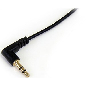 StarTech.com 1,8m (6 ft.) Slim 3.5mm to Right Angle Stereo Audio Cable - M/M - Easily connect an iPod® or other MP3 player