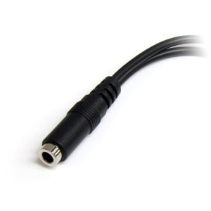 StarTech.com 3.5mm 4 Position to 2x 3 Position 3.5mm Headset Splitter Adapter - F/M - 3.5mm headset Adapter Cable - Cable 