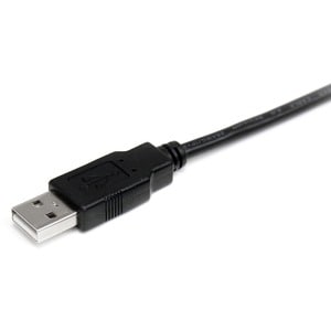 StarTech.com 2m USB 2.0 A to A Cable - M/M - USB - 2m - 1 Pack - 1 x Type A Male USB - 1 x Type A Male USB - Black