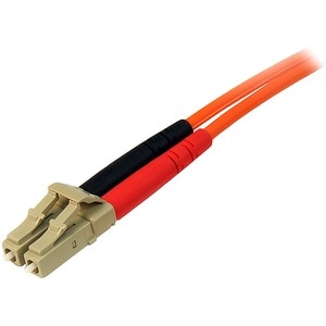 StarTech.com 2m Fiber Optic Cable - Multimode Duplex 50/125 - LSZH - LC/LC - OM2 - LC to LC Fiber Patch Cable - First End: