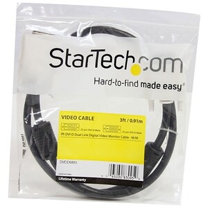 StarTech.com Cavo per monitor DVI-D Dual Link 3 m - M/M - Cable for Dispositivo video - Supporta fino a2560 x 1600 - Scher