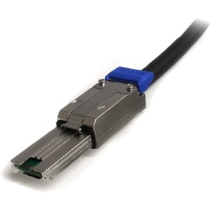 StarTech.com 1m External Mini SAS Cable - Serial Attached SCSI SFF-8088 to SFF-8088 - 2x SFF-8088 (M) - 1 meter, Black - C