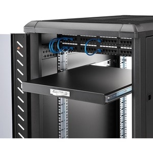 StarTech.com Ripiano 1U scorrevole per armadio server rack 19" - Cassetto estraibile/scorrevole con 55,8 cm di profondità 