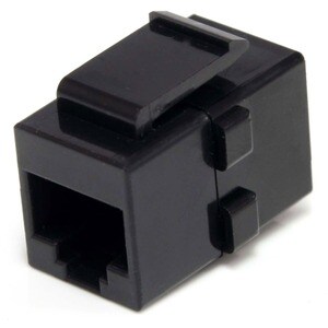 StarTech.com Cat 6 RJ45 Keystone Jack Network Coupler - F/F - Join Two Cat6 Patch Cables Together to Make a Longer Cable -