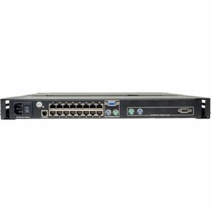 Tripp Lite series NetCommander B070-016-19 LCD Rack Console - Black - TAA Compliant - 16 Computer(s) - 48.3 cm (19") LCD -