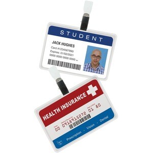 Royal Sovereign laminating pouch film - ID Badge Size 2-9/16" x 3-3/4" 5 mil - 25 pack - Royal Sovereign-ID Badge Size w/ 