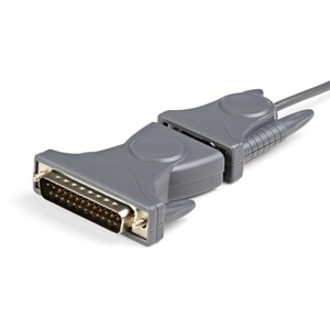 StarTech.com USB 2.0 auf Seriell RS232 / DB9 / DB25 Adapterkabel - Anschluss 1: USB A, Stecker - Grau