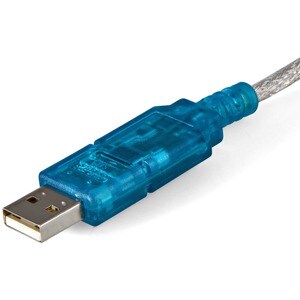 StarTech.com USB 2.0 auf Seriell Adapter Kabel - USB zu RS232 / DB9 Konverter 0,9m - Anschluss 1: USB A, Stecker - Schwarz