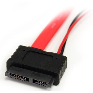 StarTech.com 91 cm Slimline SATA auf SATA mit LP4-Stromkabel / Adapter - Cable for Hauptplatine, Computer, Optisches Laufw