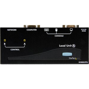 StarTech.com USB VGA KVM Verlängerung bis zu 150m - KVM extender über Cat5 UTP Netzwerkkabel - 2 Computer - 1 Lokaler Benu