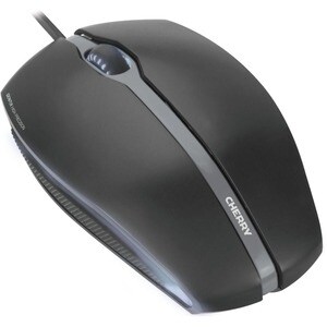 Souris Optique CHERRY GENTIX JM-0300 - USB - 3 Bouton(s) - Noir - 1 - Câble - 1000 dpi - Roulettes avec frein - Symétrique