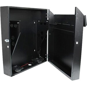 StarTech.com 4U 48cm Secure Horizontal Wall Mountable Server Rack - 2 Fans Included - Wall-mount your server or networking