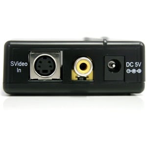 StarTech.com Composite and S-Video to HDMIÂ® Converter with Audio - Functions: Signal Conversion - PAL, NTSC - HDMI - S-Vi