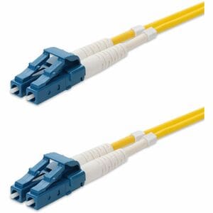 AddOn 3m LC to LC Yellow OS2 Duplex OFNR (Riser-Rated) SMF Fiber Patch Cable - Fiber Optic for Network Device - 3m - 2 x L